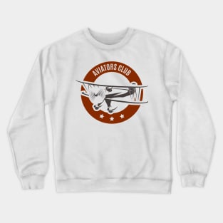 Aviation Emblem Crewneck Sweatshirt